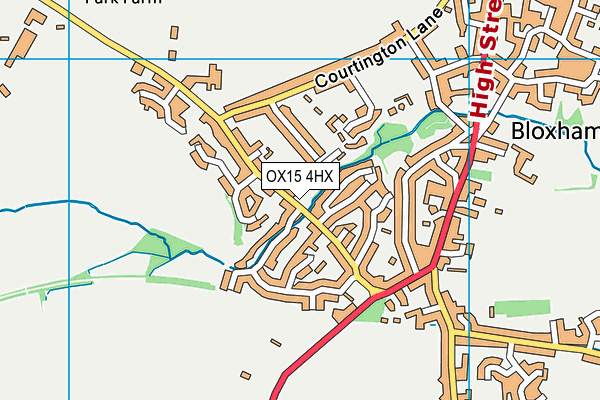 OX15 4HX map - OS VectorMap District (Ordnance Survey)