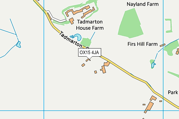 OX15 4JA map - OS VectorMap District (Ordnance Survey)