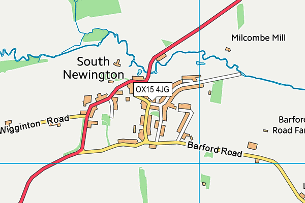 OX15 4JG map - OS VectorMap District (Ordnance Survey)