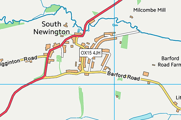 OX15 4JH map - OS VectorMap District (Ordnance Survey)