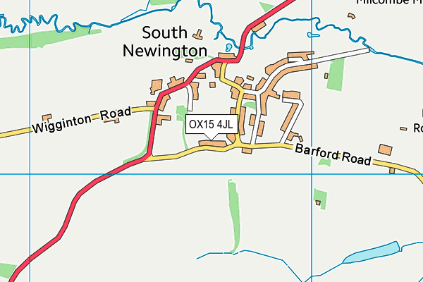 OX15 4JL map - OS VectorMap District (Ordnance Survey)