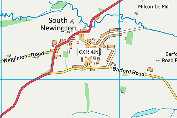 OX15 4JN map - OS VectorMap District (Ordnance Survey)