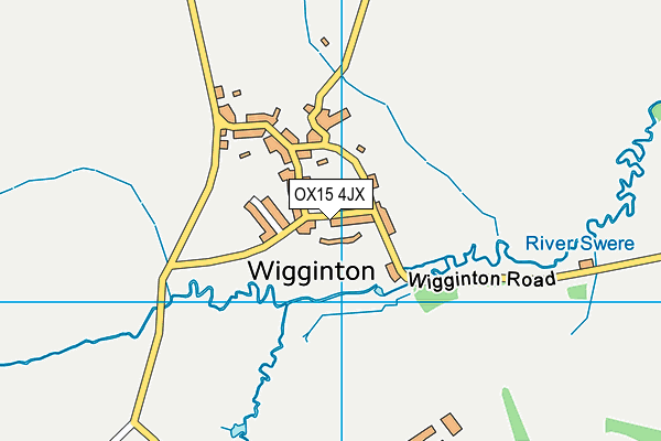 OX15 4JX map - OS VectorMap District (Ordnance Survey)