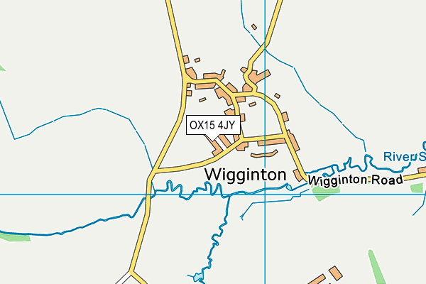 OX15 4JY map - OS VectorMap District (Ordnance Survey)