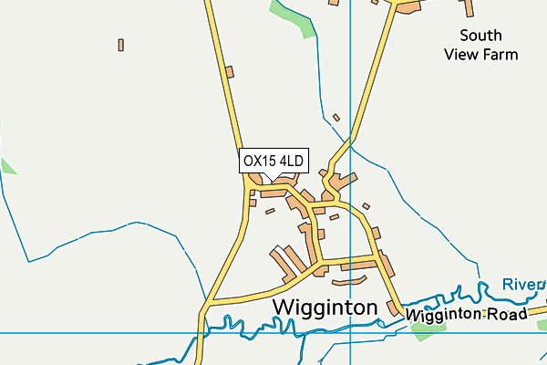 OX15 4LD map - OS VectorMap District (Ordnance Survey)