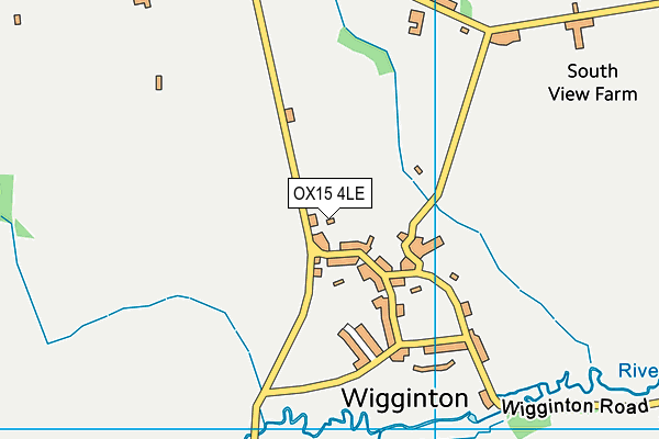 OX15 4LE map - OS VectorMap District (Ordnance Survey)