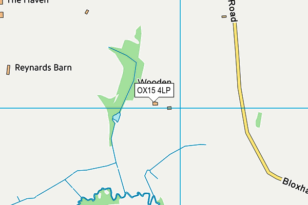 OX15 4LP map - OS VectorMap District (Ordnance Survey)