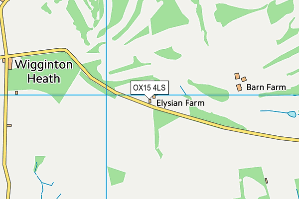 OX15 4LS map - OS VectorMap District (Ordnance Survey)