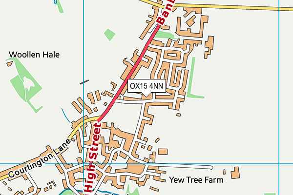 OX15 4NN map - OS VectorMap District (Ordnance Survey)