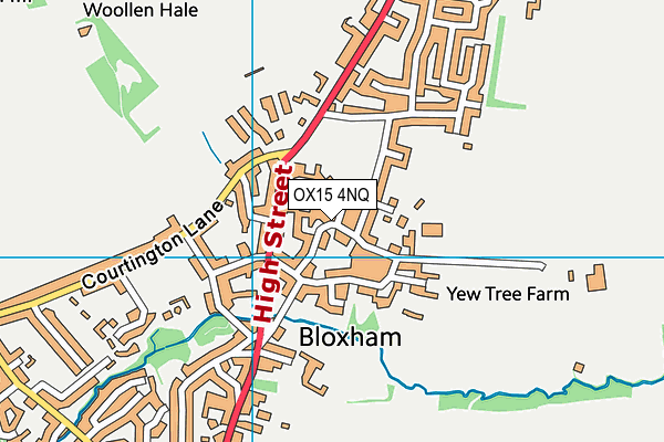 OX15 4NQ map - OS VectorMap District (Ordnance Survey)