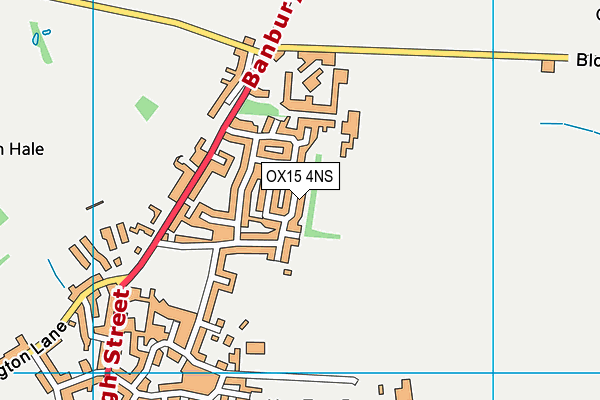 OX15 4NS map - OS VectorMap District (Ordnance Survey)