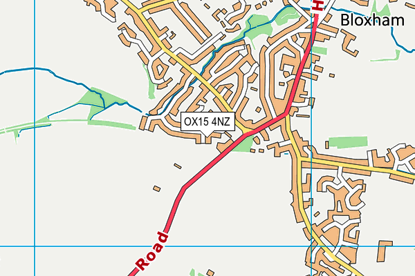 OX15 4NZ map - OS VectorMap District (Ordnance Survey)