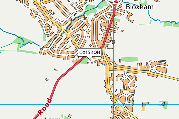 OX15 4QH map - OS VectorMap District (Ordnance Survey)