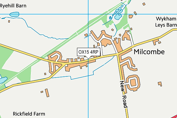 OX15 4RP map - OS VectorMap District (Ordnance Survey)