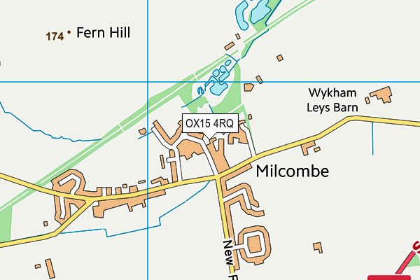 OX15 4RQ map - OS VectorMap District (Ordnance Survey)