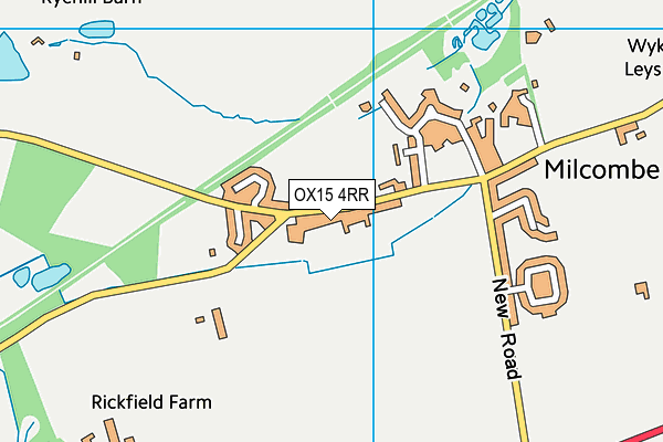 OX15 4RR map - OS VectorMap District (Ordnance Survey)