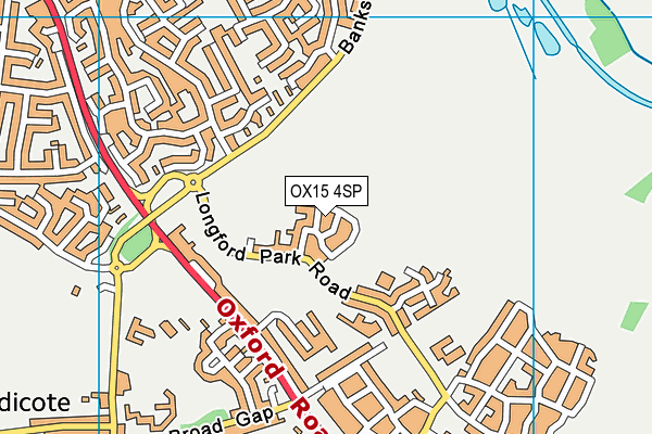 OX15 4SP map - OS VectorMap District (Ordnance Survey)