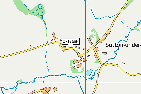 OX15 5BH map - OS VectorMap District (Ordnance Survey)