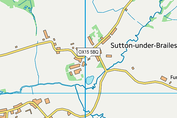 OX15 5BQ map - OS VectorMap District (Ordnance Survey)