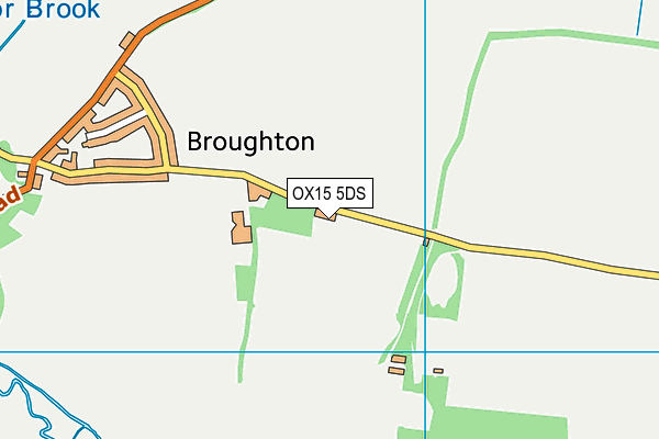 OX15 5DS map - OS VectorMap District (Ordnance Survey)