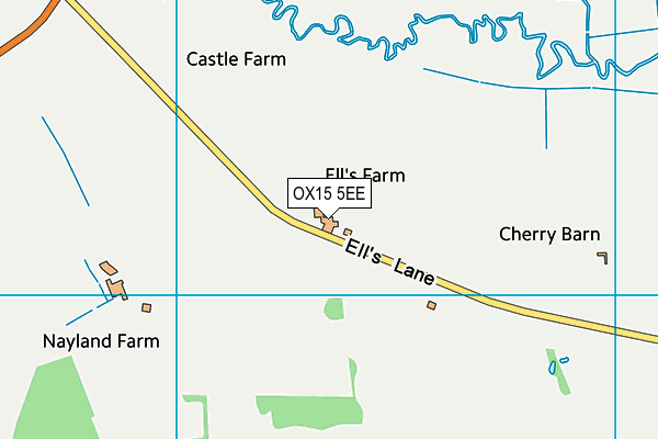 OX15 5EE map - OS VectorMap District (Ordnance Survey)