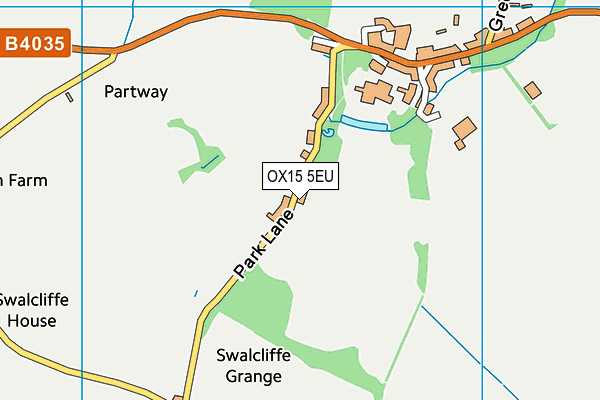 OX15 5EU map - OS VectorMap District (Ordnance Survey)