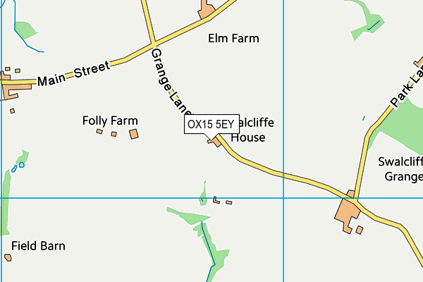 OX15 5EY map - OS VectorMap District (Ordnance Survey)