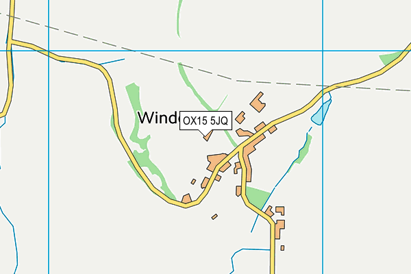 OX15 5JQ map - OS VectorMap District (Ordnance Survey)
