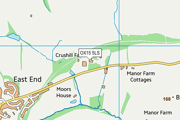 OX15 5LS map - OS VectorMap District (Ordnance Survey)