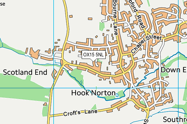 OX15 5NL map - OS VectorMap District (Ordnance Survey)