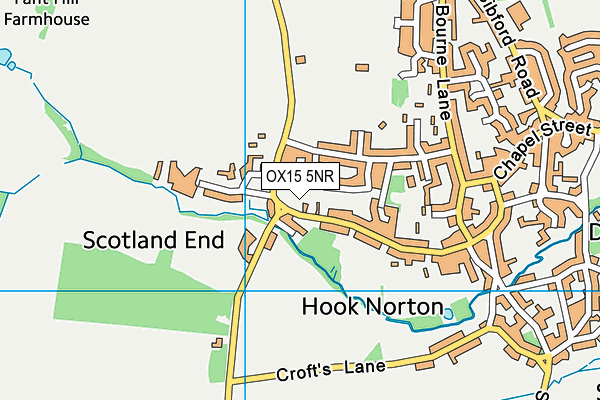 OX15 5NR map - OS VectorMap District (Ordnance Survey)