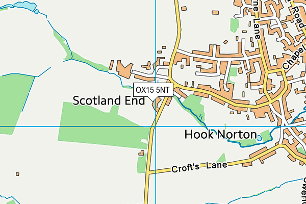 OX15 5NT map - OS VectorMap District (Ordnance Survey)