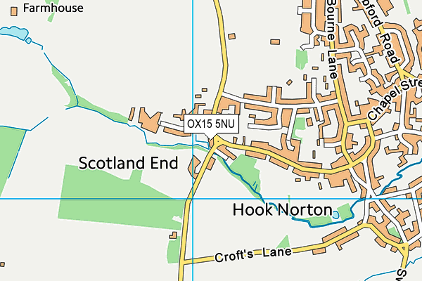 OX15 5NU map - OS VectorMap District (Ordnance Survey)