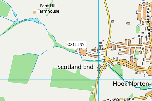 OX15 5NY map - OS VectorMap District (Ordnance Survey)