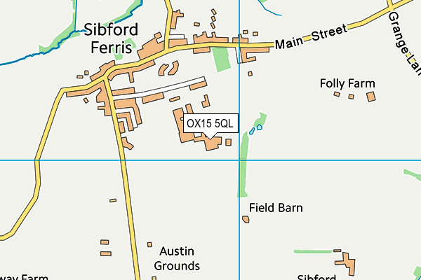 OX15 5QL map - OS VectorMap District (Ordnance Survey)
