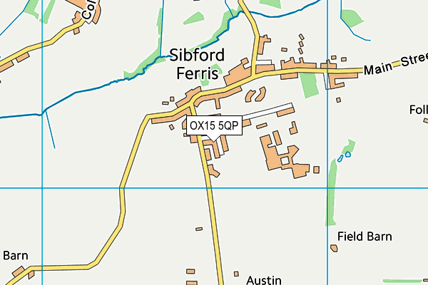 OX15 5QP map - OS VectorMap District (Ordnance Survey)
