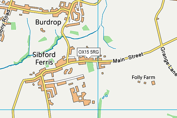 OX15 5RG map - OS VectorMap District (Ordnance Survey)