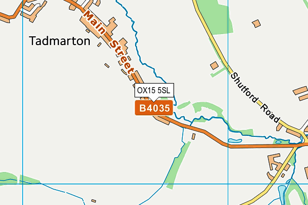 OX15 5SL map - OS VectorMap District (Ordnance Survey)