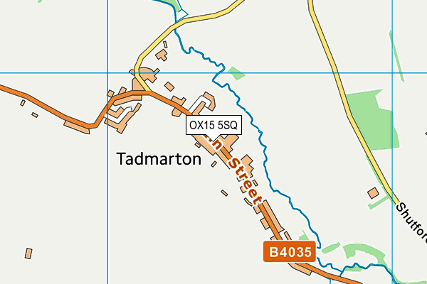 OX15 5SQ map - OS VectorMap District (Ordnance Survey)