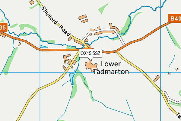 OX15 5SZ map - OS VectorMap District (Ordnance Survey)