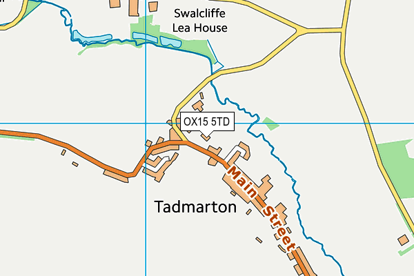 OX15 5TD map - OS VectorMap District (Ordnance Survey)