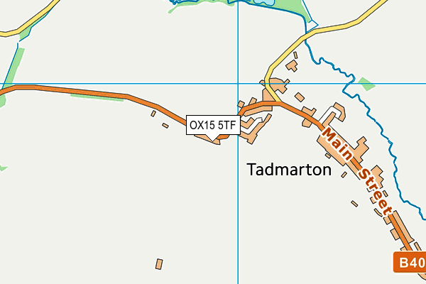 OX15 5TF map - OS VectorMap District (Ordnance Survey)