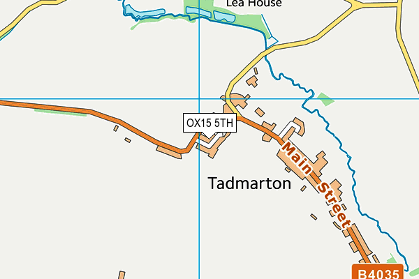 OX15 5TH map - OS VectorMap District (Ordnance Survey)