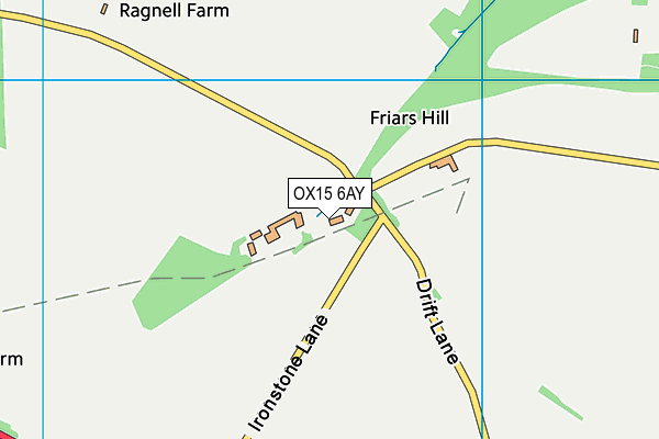 OX15 6AY map - OS VectorMap District (Ordnance Survey)