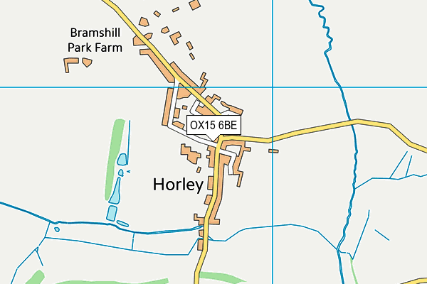 OX15 6BE map - OS VectorMap District (Ordnance Survey)