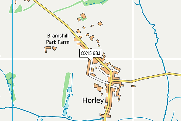 OX15 6BJ map - OS VectorMap District (Ordnance Survey)