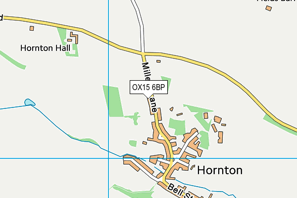 OX15 6BP map - OS VectorMap District (Ordnance Survey)