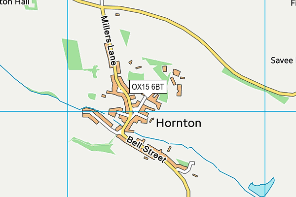 OX15 6BT map - OS VectorMap District (Ordnance Survey)