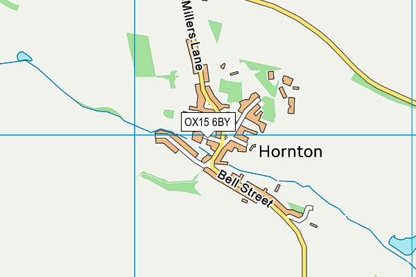 OX15 6BY map - OS VectorMap District (Ordnance Survey)