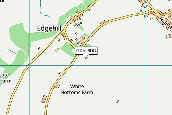 OX15 6DG map - OS VectorMap District (Ordnance Survey)